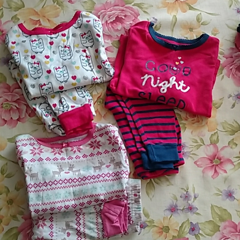 Koala Kids Girls 18 month 2 piece Pajamas